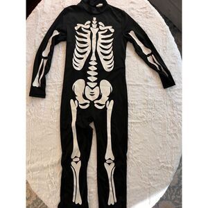 Kids Skeleton Costume One Piece Medium